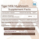 Nootropics Depot Tiger Milk Mushroom Capsules | 300Mg | 60 Count | Lignosus Rhinocerus Sclerotium | Cognition, Histamine, & Respiratory Support60 Count