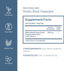 Eclectic Institute Raw Fresh Freeze-Dried Non-Gmo Nettle Root | Prostate, Urinary Tract, And Male Support | 90 Ct (250 Mg)