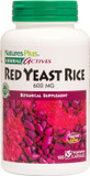 Naturesplus Herbal Actives Red Yeast Rice - 600 Mg, 120 Vegan Capsules - Maximum Potency Herbal Supplement, Cholesterol Support - Vegetarian, Gluten-Free - 120 Servings120 Count (Pack Of 1)