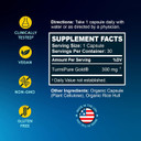 Bioemblem Turmeric Curcumin With Clinically Studied Turmipure - 1 Small Cap Daily, 24X More Absorption Than Others - Non-Gmo - Joint Support, Healthy Inflammation Turmeric Supplements, 60 Serving60 Servings