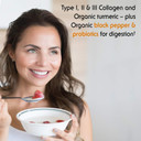 Garden Of Life Multi-Sourced Protein Hydrolyzed Collagen Peptides Powder Supplements For Women Men Joints Mobility, Apple Cinnamon, Turmeric, 20 Servings, 7.76 Oz