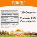 Sundown Turmeric Supplement, 500 Mg, Supports Antioxidant Health, 140 Capsules140 Count (Pack Of 1)