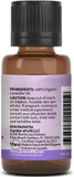 Garden Of Life Essential Oil, Lavender 0.5 Fl Oz (15 Ml), 100% Usda Organic & Pure, Clean, Undiluted & Non-Gmo - For Diffuser, Aromatherapy, Meditation, Skincare, Sleep - Calming, Relaxing, Soothing