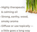 Plant Therapy Vetiver Organic Essential Oil 5 Ml (1/6 Oz) Pure, Undiluted, Therapeutic Grade