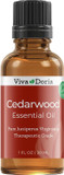 Viva Doria 100% Pure Cedarwood Essential Oil, Therapeutic Grade, Virginia Cedarwood Oil, 30 Ml (1 Fluid Ounce)