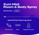 Zum Mist Room And Body Spray - Lavender-Mint - 4 Fl Oz (2 Pack)4 Fl Oz (Pack Of 1)