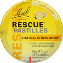 Bach Rescue Pastilles, Black Currant Flavor, Natural Stress Relief Lozenges, Homeopathic Flower Essence, Vegetarian, Gluten And Sugar-Free, 35 Count