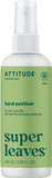 Attitude Hand Sanitizer Spray For Adults And Kids, Ewg Verified, Kills Bacteria And Germs, Vegan, Olive Leaves, 3.38 Fl Oz (Spray Bottle)3.50 Fl Oz (Pack Of 1)