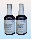 Kericure Medical 2 Pack Hand Sanitizer Sprays, Safe For Hands, Skin And Clothes, Fresh Ocean Breeze Scented, Woman Owned Small Business, Made In The Usa4.00 Fl Oz (Pack Of 2)