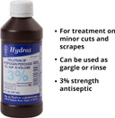 Mckesson Antiseptic Hydrogen Peroxide 3% Strength 8Oz Bottle (12 Bottles)