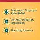 Neosporin Dual Action Burn Relief & First-Aid Antibiotic Ointment For 24-Hour Infection Protection & Maximum Strength Burn Pain Relief, Made With Bacitracin Zinc, Neomycin, & Pramoxine Hcl,.5 Oz