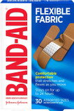 Band-Aid Brand Flexible Fabric Adhesive Bandages For Comfortable Flexible Protection, Assorted Sizes, 30 Ct30 Count (Pack Of 1)