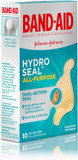 Band-Aid Brand Hydro Seal Adhesive Bandages For Wound Care And Blisters, All Purpose Waterproof Bandages For Cuts And Scrapes, 10 Count