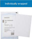 Mckesson Non-Adherent Dressing Pads, Sterile, Nylon/Polyester, 3 In X 4 In, 100 Count, 12 Packs, 1200 Total