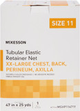 Mckesson Tubular Bandage, Elastic Dressing Retainers - Secondary Wound Dressing, Size 11, 47 In X 25 Yd, 1 Count, 1 Packsize 11 (1 Count)
