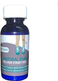 Natural Shield Silver First Aid Barrier, Brush On Wound Protection For Kids, Sting Free Liquid Bandage, Made In The Usa, Woman Owned Small Business