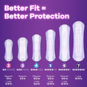 Always Discreet Adult Moderate Long Incontinence Pads, Up To 100% Leak-Free Protection 54 Count X 3 Pack (162 Count Total)
