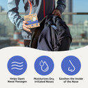 Matys Simply Breathe Nasal Ointment  Dry Nose Relief  Soothes Sore Noses From Air Travel, Dry Climates, Cpap Use & More Natural Saline Alternative For Adults & Kids  0.5 Oz