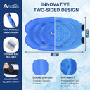 Atsuwell 20'' Xxl Knee Ice Pack Wrap Around Entire Knee After Surgery, Extra Large Gel Ice Pack For Knee Replacement Surgery, Injuries, Swelling, Knee Cold Pack Wrap With Soft Plush Backing, 1 Packblue