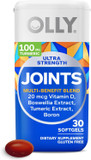 Olly Ultra Joint Softgels, Boswellic Extract, Turmeric, Vitamin D, Boron, 30 Day Supply - 30Ct