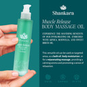 Body Massage Oil For Massage Therapy - Muscle Release Oil For Sore Lymphatic Pain Relief - Warming Massage Oil Includes Arnica Oil, Boswellia, Lavender, Turmeric, Aloe Vera & Sweet Birch (100 Ml)