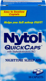 Nytol Quick Caps Nighttime Sleep Aid, Helps You Fall Asleep Fast, 16 Caplets (Pack Of 6)