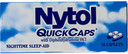 Nytol Quick Caps Nighttime Sleep Aid, Helps You Fall Asleep Fast, 16 Caplets (Pack Of 6)