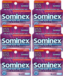 Sominex Nighttime Sleep-Aid, Maximum Strength Formula, Safe, Effective And Non-Habit Forming - Packaging May Vary - 50Mg Caplets, 16 Count In Each (Pack Of 6)