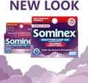 Sominex Nighttime Sleep-Aid, Maximum Strength Formula, Safe, Effective And Non-Habit Forming - Packaging May Vary - 50Mg Caplets, 16 Count In Each (Pack Of 6)