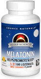 Source Naturals Melatonin 5 Mg - 100 Orange Flavored Lozenges