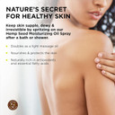 Hemp Seed Moisturizing Oil Spray, Moroccan Nights - 8 Oz - Smooth, Moisturize & Protect Skin - With Vitamin E + Hemp Seed, Coconut & Avocado Oils - Vegan, Cruelty Free