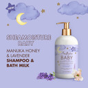 Sheamoisture Baby Shampoo & Bath Milk Manuka Honey & Lavender For Delicate Hair And Skin Nighttime Skin And Hair Care Regimen 13 Oz