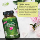 Irwin Naturals Collagen Beauty - 80 Liquid Softgels, Pack Of 2 - Helps Combat Fine Lines & Wrinkles, Improves Skin Appearance & Strengthens Nails - 26 Total Servings
