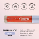 Clover Super Slick Lip Gloss | Non Sticky Lip Jelly, Moisturizing And Hydrating Pigmented Lip Gloss | Cruelty-Free & Vegan Lip Makeup | Shade - Smittensmitten