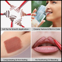 Focallure Not Your Sweetheart Lip Liner, Duo-Head Lip Liner Pencil With Brush, Ultra Fine Lip Pencil, Waterproof, Smooth, Define, Shape & Fill Lips, 03 Juicy Bite03 Juicy Bite