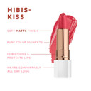 Flower Beauty Petal Pout Lipstick - Cruelty Free - Nourishing & Highly Pigmented Lip Color With Antioxidants (Hibis-Kiss - Matte)085 Hibis Kiss Matte