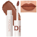 Focallure Velvet Matte Liquid Lipstick, Satin-Finish, High Pigmented Lip Color, Cheeks And Lips Tint, Lightweight, Quick-Drying, Sweet Chestnuts104 Sweet Chestnuts