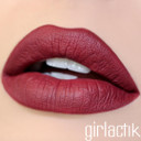 Girlactik Long Lasting Matte Lip Paint Liquid Lipstick - Seductive (Cranberry Wine) - 7.5 Ml / .25 Ozseductive