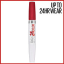 Maybelline Super Stay 24, 2-Step Liquid Lipstick Makeup, Long Lasting Highly Pigmented Color With Moisturizing Balm, Eternal Cherry, Cherry Red, 1 Count200 Eternal Cherry