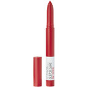 Maybelline Super Stay Ink Crayon Lipstick Makeup, Precision Tip Matte Lip Crayon With Built-In Sharpener, Longwear Up To 8Hrs, Hustle In Heels, Apple Red, 1 Counthustle In Heels