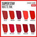 Maybelline Super Stay Matte Ink Liquid Lipstick Makeup, Long Lasting High Impact Color, Up To 16H Wear, Pioneer, Blue Red, 1 Count20 Pioneer