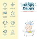Happy Cappy Daily Shampoo, Face, And Body Wash For Dry, Itchy, Eczema Prone Skin, For Children And Adults, Fragrance And Dye Free, 8 Fl Oz (Pack Of 2)