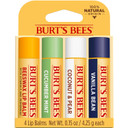 Burt's Bees Lip Balm Stocking Stuffers, Moisturizing Lip Care Christmas Gifts, Sweet Sorbet - Original Beeswax, Cucumber Mint, Coconut & Pear, Vanilla, 100% Natural (4-Pack)