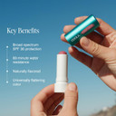 Coola Organic Liplux Tinted Lip Balm And Sunscreen With Spf 30, Dermatologist Tested Lip Care For Daily Protection, Vegan And Gluten Free, 0.15 Oz