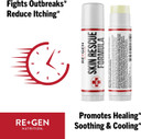 Re+Gen Nutrition H Stop Lip Balm With Shea Butter, Peppermint Oil, Tea Tree, Lemon Balm, Zinc, Coconut And More For Clear And Healthy Skin Care, Discreet Blister Support Moisturizer, 0.5 Oz Re+Gen Nutrition H Stop Lip Balm With Shea Butter, Peppermint Oil, Tea Tree, Lemon Balm, Zinc, Coconut And More For Clear And Healthy Skin Care, Discreet Blister Support Moisturizer, 0.5 Oz