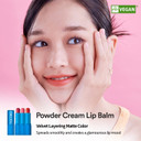 Tocobo Powder Cream Lip Balm 033 Carrot Cake 0.67 Oz / 19G | Soft Matte Velvet Type Vegan Lip Balm & Creamy Powder Texture Without Exfoliationcarrot Cake (Powder)