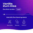 Zum Vanilla Kiss Stick (Pack Of 3) With Certified Organic Sunflower Seed Oil, Beeswax, Shea Butter, Pure Essential Oils, Candelila Wax, Vitamin E And Honey, 0.15 Oz