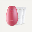 Newa Plus Wireless Starter Kit Skin Care System Anti-Aging Facial Treatment Skin Tightening Technology For Home Use. Boost Oxygen, Increase Collage, Reduces Wrinkles (Include 2 Gel Packs)Plus Starter Kit Pink