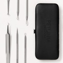 6 Piece Set Pimple Popper Blackhead Remover And Acne Extractor Kit Specifically Treats Face Blemishes Zits And Whiteheads - Perfect Stocking Stuffer, Includes Giftbox And Travel Case