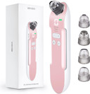Ezbasics 2023 Newest Blackhead Remover Face Pore Vacuum Cleaner Blackhead Vacuum Rechargeable White Heads Removal With 3 Adjustable Suction Power Blackhead Extractor Tool With Led Display (Rose)